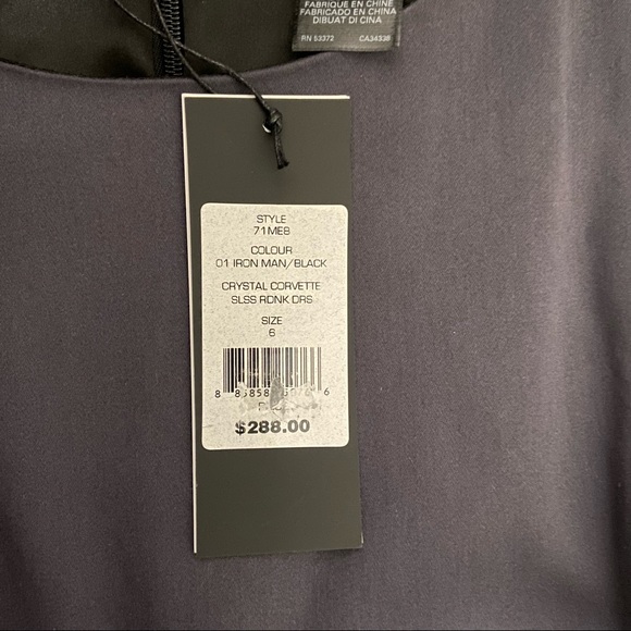 French Connection Crystal Corvette Dress Size-6 - Picture 9 of 9